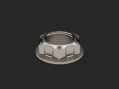 Pro Bolt CNC Top Yoke Nut 3D model