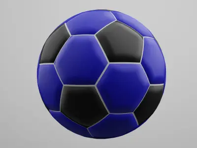 Soccer ball model 3D print model