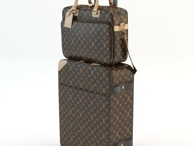 Louis Vuitton Pegase and Icare Monogram 3D model