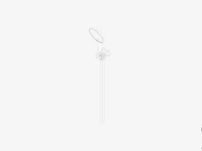 Shower - Hand - Luxury - Feather Low-poly 3D model