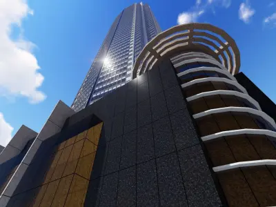 tower 1 Low-poly 3D model
