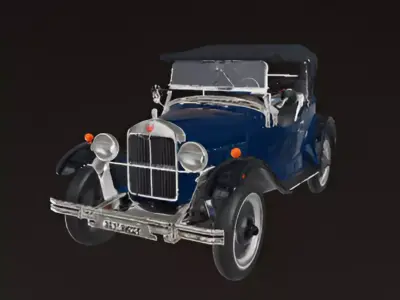 Vintage Roadster 3D model
