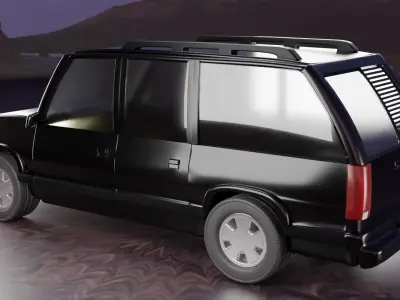 1999-2000 GMT400 Cadillac Escalade Low-poly 3D model