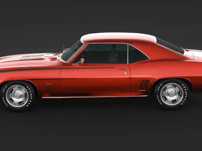 1969 Chevrolet Camaro z28 SS 3D model
