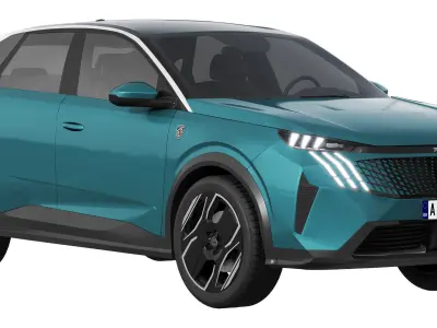Peugeot e-3008 2024 3D model