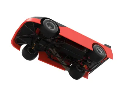 New Zealand Super Saloon race car Version 2 Scale 1 to 25 3D print model