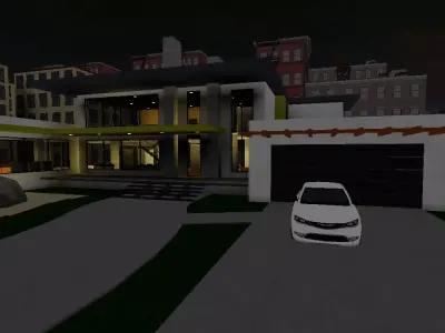 2015 Chrysler 200 Low-poly 3D model