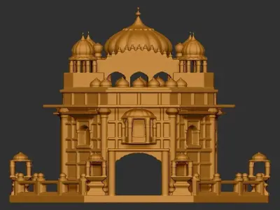  Golden Temple  3D print model