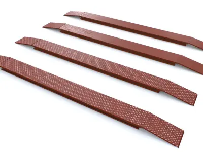 Repair Ramps Low-poly 3D model