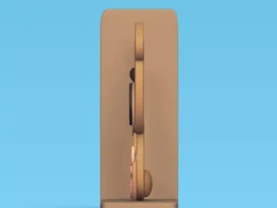 Bear Book Holder 3D print model