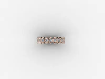 Solitaire Ring Version 1 SR16 3D model