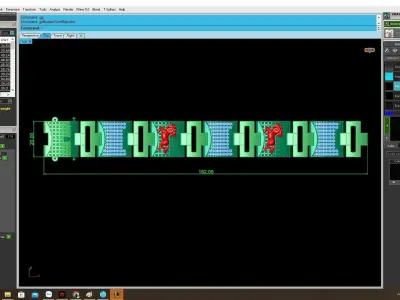 Luxury Link Bracelet 3D Model for Jewelry  4122 3D print model