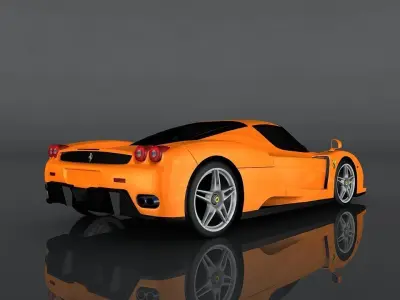 Ferrari Enzo Low-poly 3D model