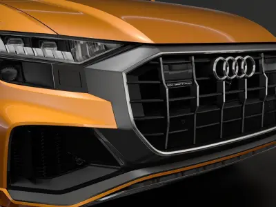 Audi Q8 50 TDI quattro S line 2020 3D model