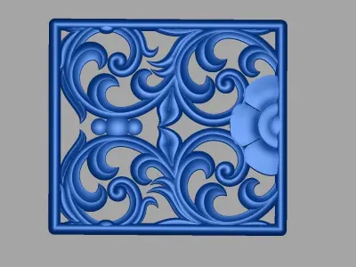 wooden design28 3D model