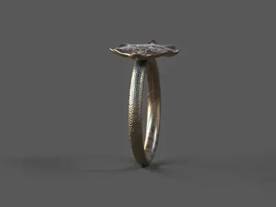 High-Quality 3D Ring Model Low-poly 3D model 20