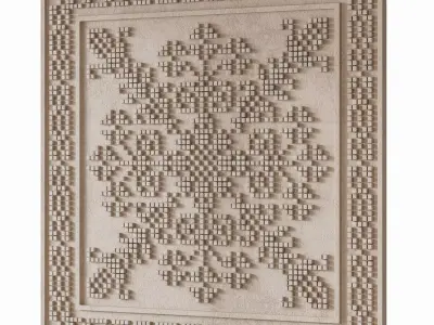 70 Decorative Wall Art 3D model