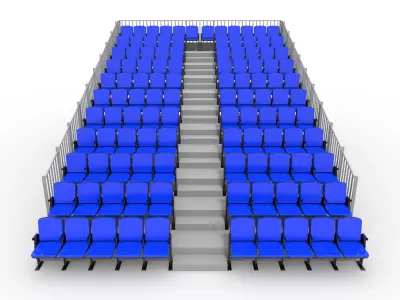 Bleachers 14 3D model