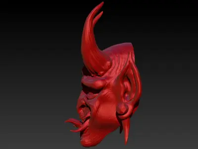 Oni Mask V2 3D print model