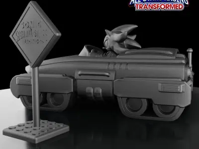 SHADOW - SONIC and ALL-STARS RACING TRANSFORMED 3D print model