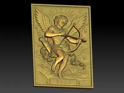 1 EROS CNC Relief Model 3D print model