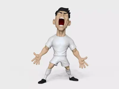 Cristiano Ronaldo Miniature - Caricature CR7 3D print model