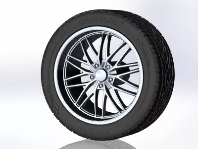 Custom wheels US Mags Santa Cruz for your scale model 3D print model