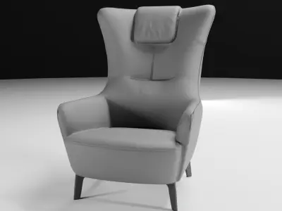 Modern Luxury Sofa 3D Model 3D model get