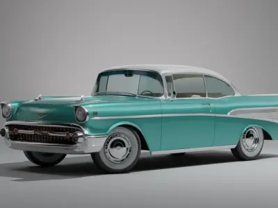 1957 Chevrolet Bel Air Original 3D model 3D model