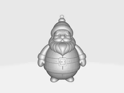 Cute Santa Claus Ornament Holiday Decor Christmas Decoration 3D print model
