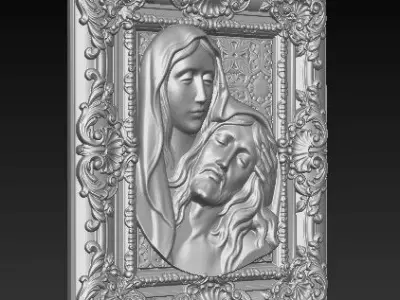 Jesus Christ maria New 3D print model