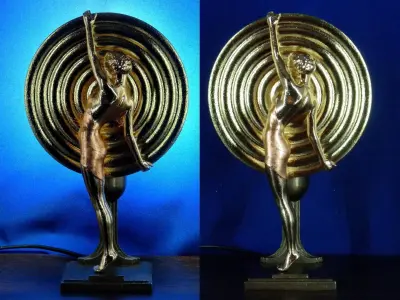 Art Deco Lamp 1 3D print model