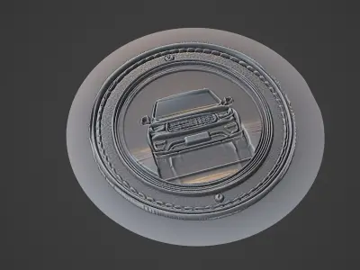 Car Pendant Medallion 3D print model