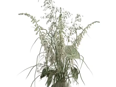 Flower In Vase 107 3D model