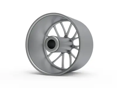 BBS RE-L2 wheel 3d print model 3D print model