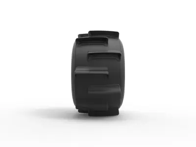 Tire Version 2 of Formula off road Scale 1 to 25 3D print model