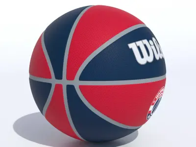Wilson Washington Wizards Basketball  3D model