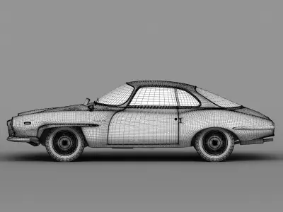 Alfa Romeo Giulia SS 1963 3D model