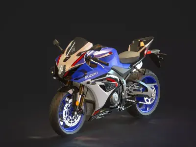 Base model Suzuki GSX R 1000 R 2026 3D model