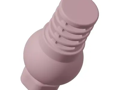 Plastic Premium Foot Valve Toy 3D model