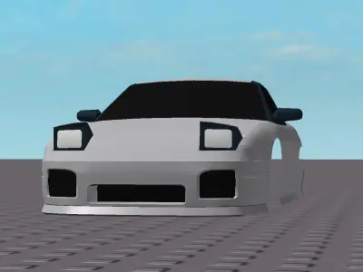 Nissan 240SX Coupe Low-poly 3D model