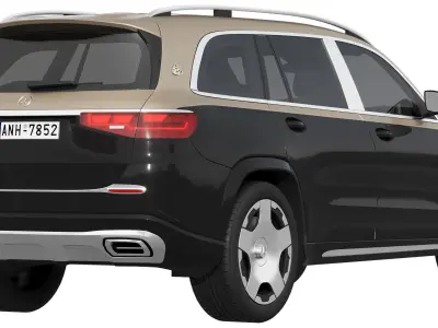 Mercedes-Benz GLS600 Maybach 2024 3D model