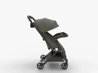 Mompush Lithe V Lightweight Stroller Snack Tray 3D model