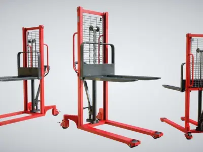 Hand Manual Stacker 3D model