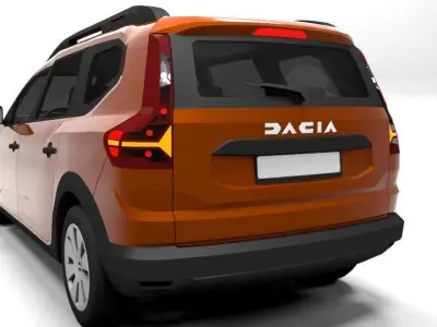 DACIA JOGGER 2023 Low-poly 3D model