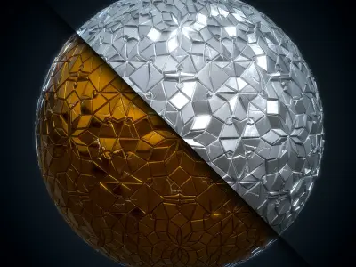 Persian Mirror work material - VOL 03 - Maps - SBsar Texture