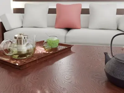 A Japanese-style room 3D model