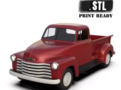 1951 Pickup 3100 3d printed Cars Old pickup 3D print model