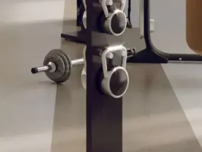 Hock Lova kettlebell rack 3D model