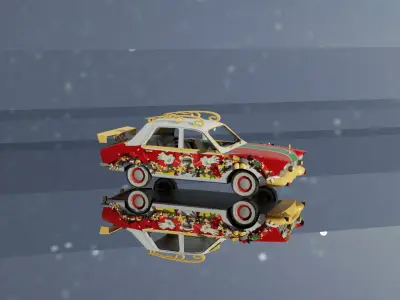 dacia halloween pubg Low-poly 3D model